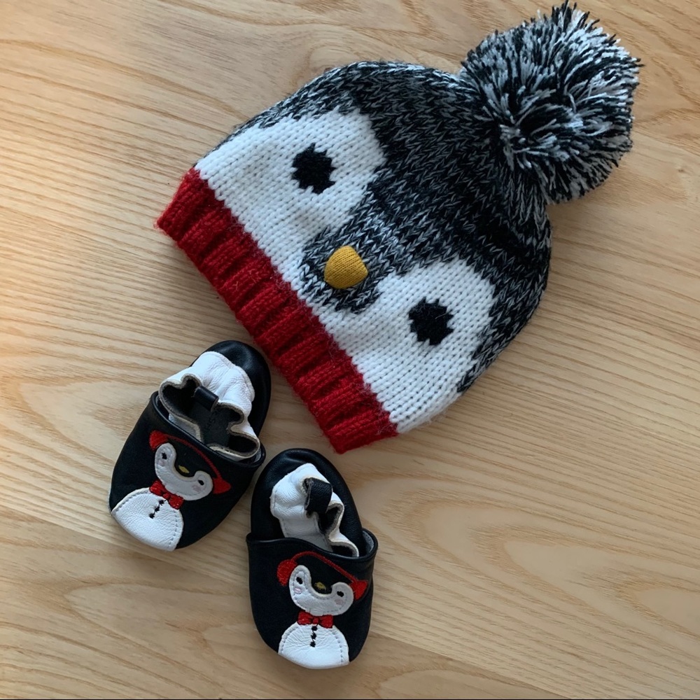 EUC Joe Fresh 0-6 month Penguin Set